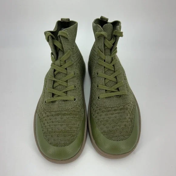 SUAVS Shoes Womens Size 9 Zilker Olive Green Knit High Top Lightweight Sneakers - Picture 2 of 15